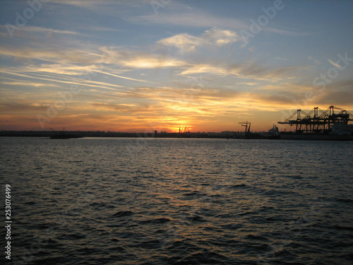 sunset at the sea © Erkut