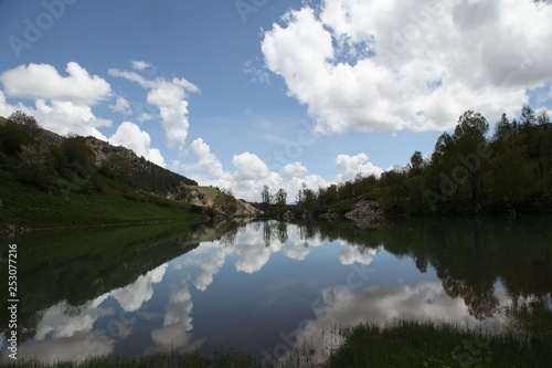 black lake landscape photos