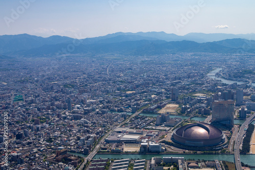Tapety artystyczne 福岡上空からの景色#2