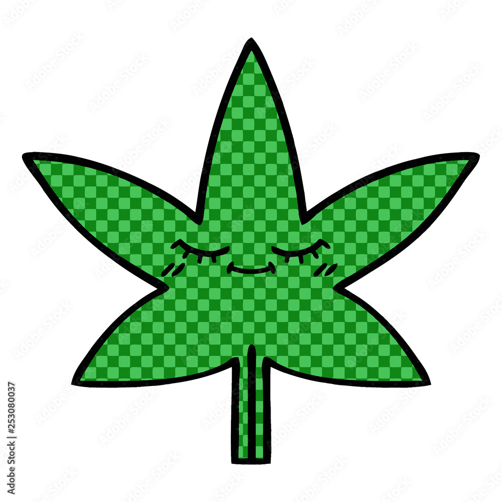 comic book style cartoon marijuana leaf comic book style cartoon marijuana leaf