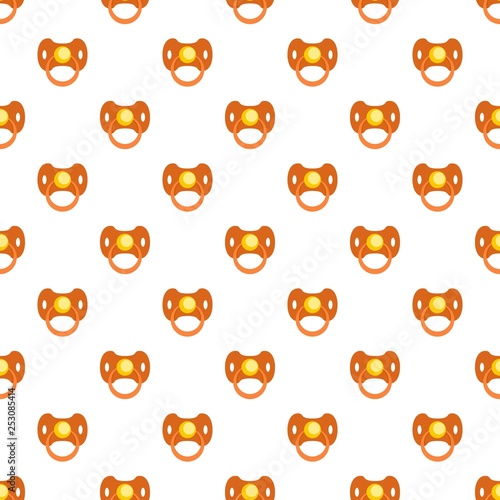 Baby nipple pattern seamless vector repeat for any web design