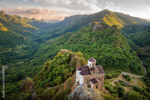 Wallpaper Mural 10th century Shoaninsky temple, the oldest Christian church in Russia, Karachay-Cherkessia, Caucasus Torontodigital.ca