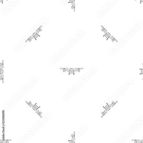 Toy drone pattern seamless vector repeat geometric for any web design