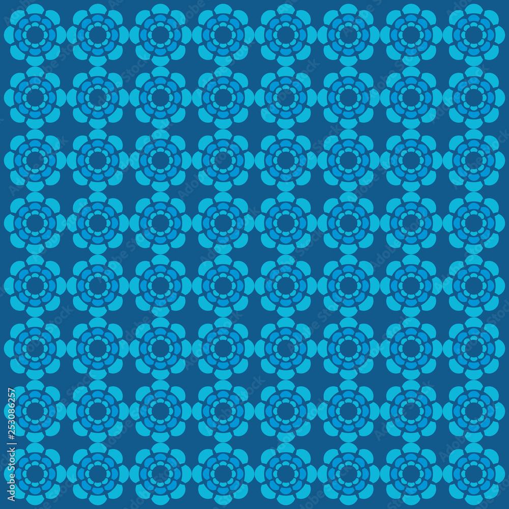 Flower Blue Pattern Ornament vector Flower Blue Pattern Ornament vector