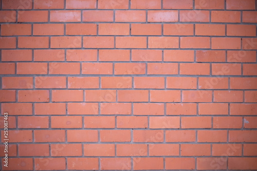 Wallpaper Mural Red brick wall, shot on a cloudy winter day Torontodigital.ca