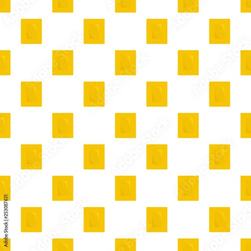 Contraceptive patch pattern seamless vector repeat for any web design