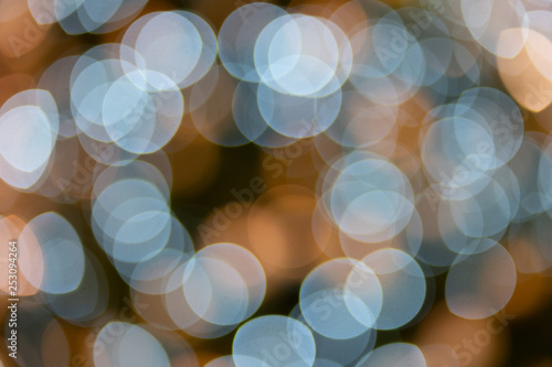 Defocused abstract colorful christmas light background. © winning7799