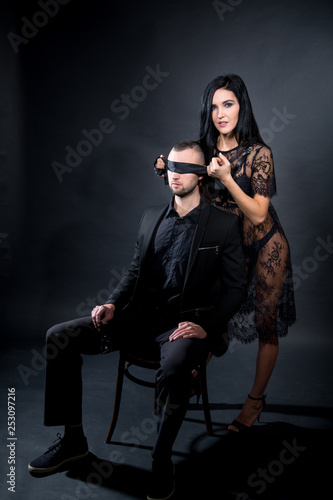 role play game blindfold slave