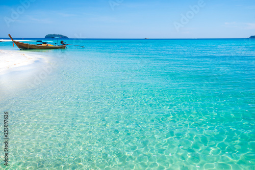 The crystal clear sea water in Koh Lipe,Thailand.