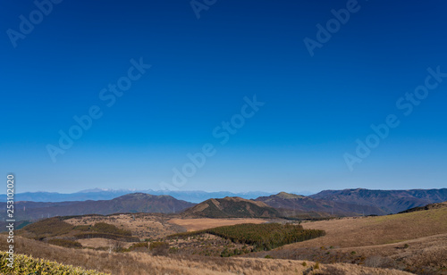 霧ヶ峰 秋の風景