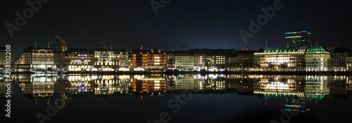 Panorama view  Hamburg, Germany
