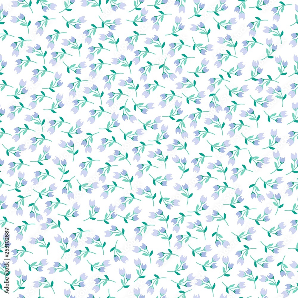 violet cute flower seamless pattern violet cute flower seamless pattern