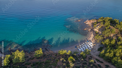Notos beach. Thassos island, Greece