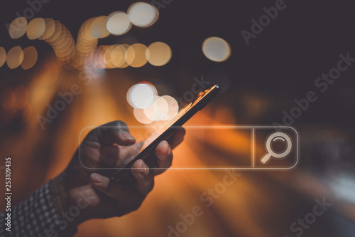 man using Searching Browsing Internet internet of things