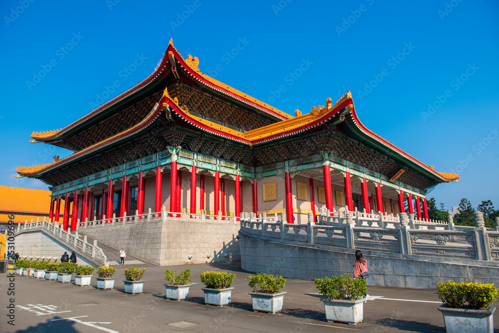Fototapeta premium Taipei, Taiwan - January 25, 2019: National Concert Hall in Taipei, Taiwan