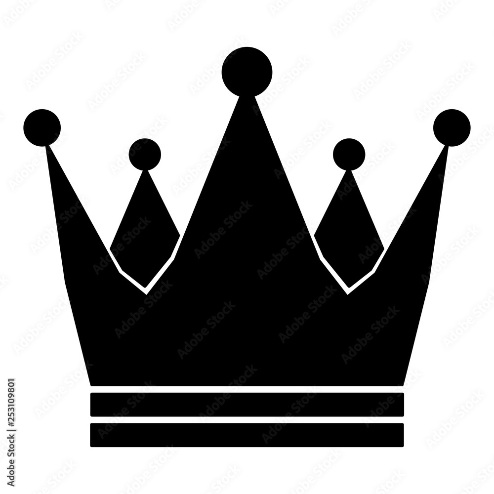Crown Royal Imperial icon schematic from black silhouette icon on white background. Vector illustration. Crown Royal Imperial icon schematic from black silhouette icon on white background. Vector illustration.