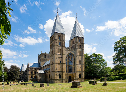 Southwell Mister and Romanesque Cathedral in Nottinghamshire, England, UK. photo