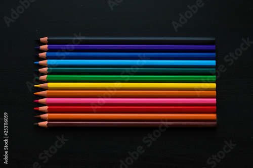 abstract rainbow background with colorful lines