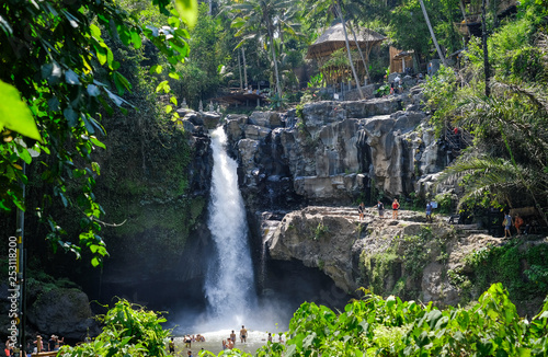 Tegenungan Waterfall on the island of Bali, Indonesia photo