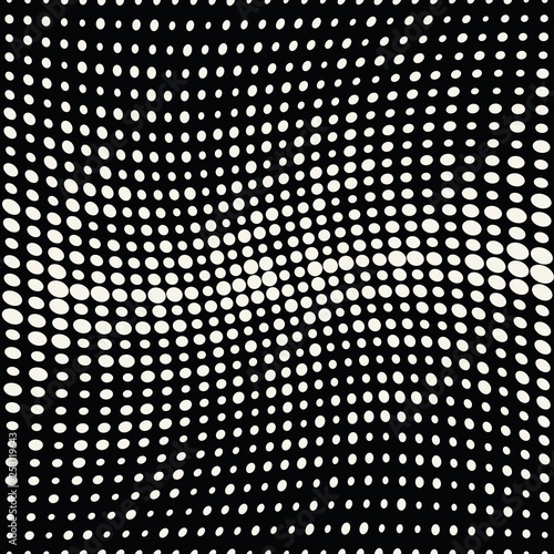 halftone dot seamless pattern  minimal geometric abstract background