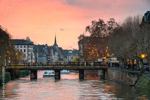 Fototapeta Sunset in Strasbourg