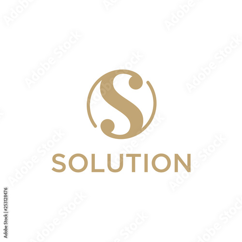 Abstract Elegant Ornament Logo Design