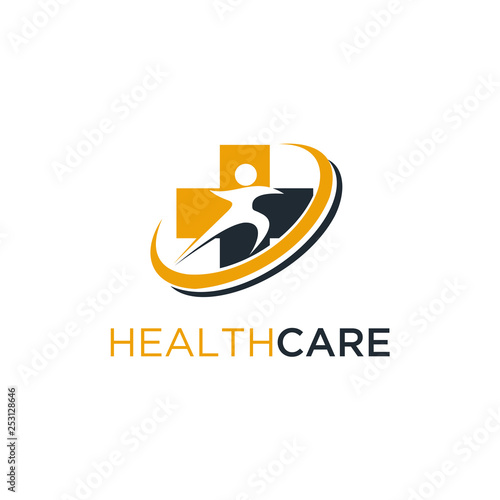 Medical pharmacy logo design template. medical center, drug store, pharmacy, hospital