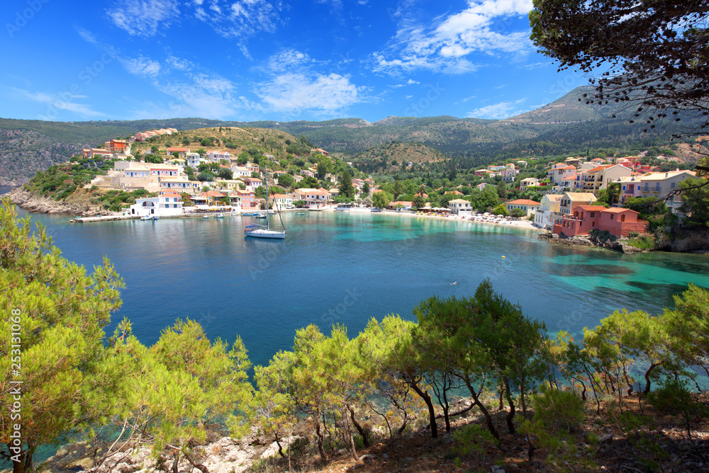 Assos town, Kefalonia, Greece