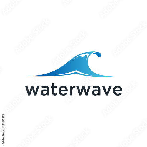 Water Wave Logo abstract vector template. Aqua icon. sea ocean Logo design inspiration