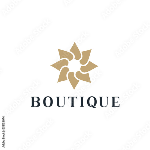 Abstract Elegant Ornament Logo Design