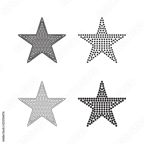 5 inch wide star-shaped blackline for rhinestones or studs.
