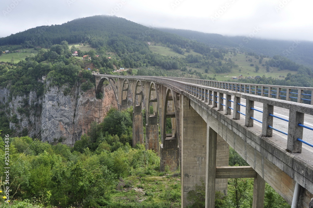 Djurdjevica Tara Bridge in Montenegro
