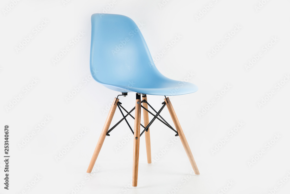 blue chair isolated on white background blue chair isolated on white background