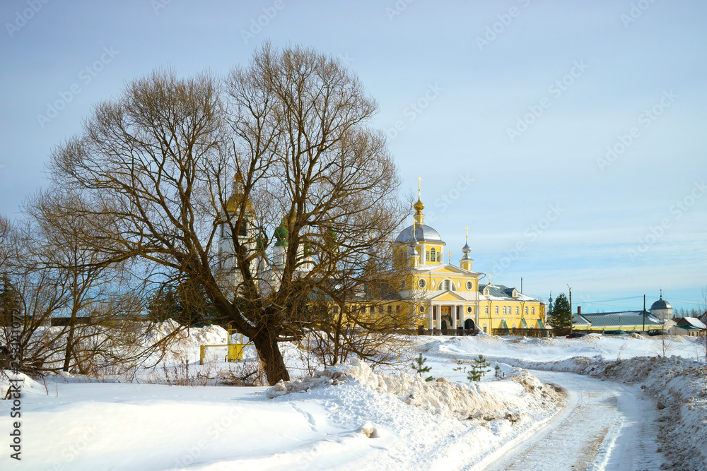 Winter landscape. Russia.