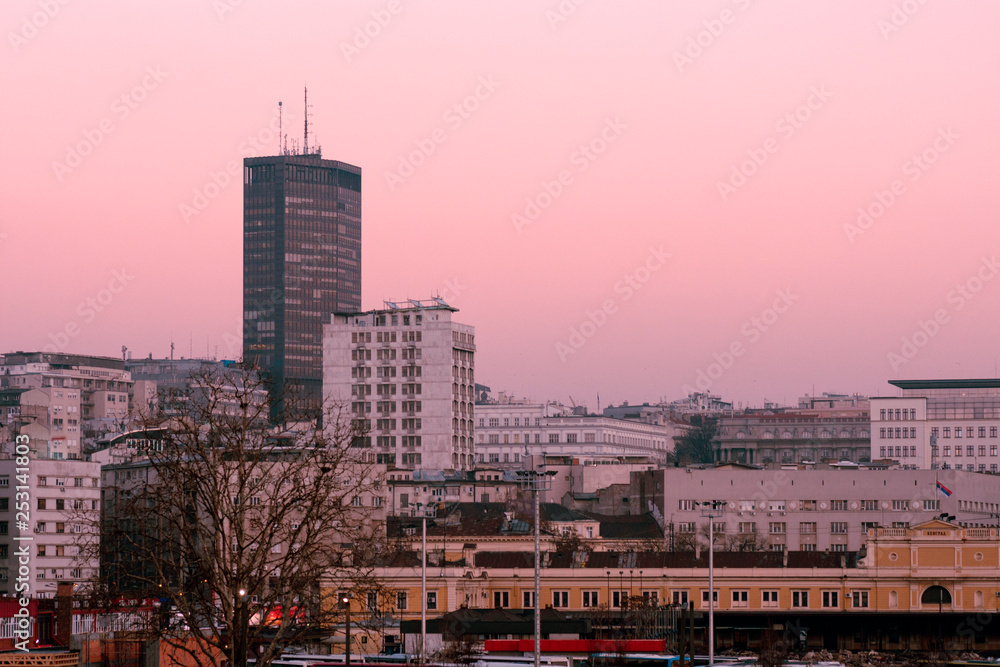 Fototapeta premium Belgrade cityscape Serbia