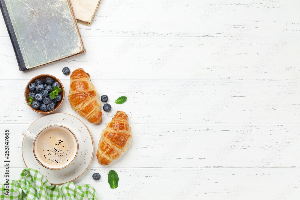 custom made wallpaper toronto digitalCoffee and croissants breakfast