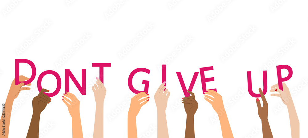 Dont Give Up Clipart