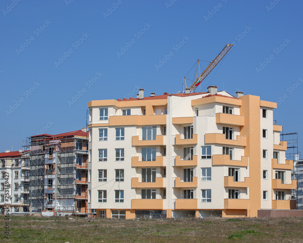 Modern Residential Building In The Center Of The Town Of Pomorie, Bulgaria.