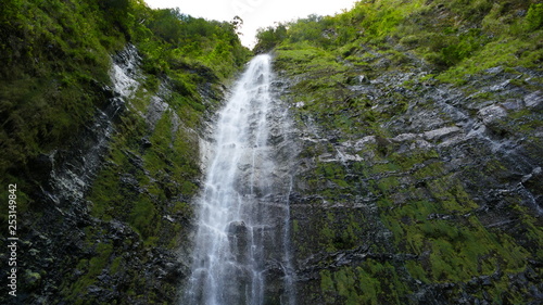 Waterfall in Maui  Hawaii