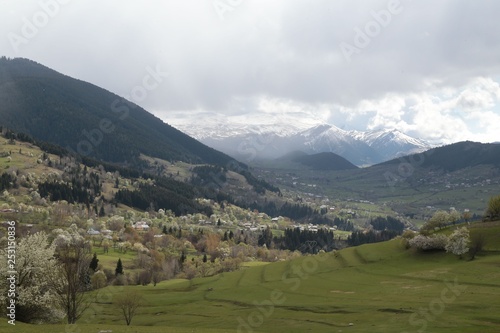 green village views. savsat/artvin/turkey