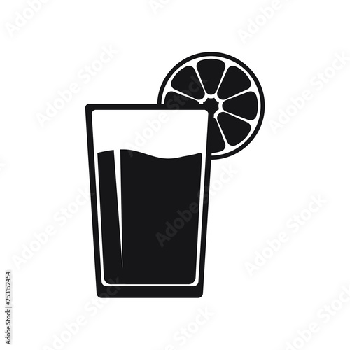 Glass of juice icon