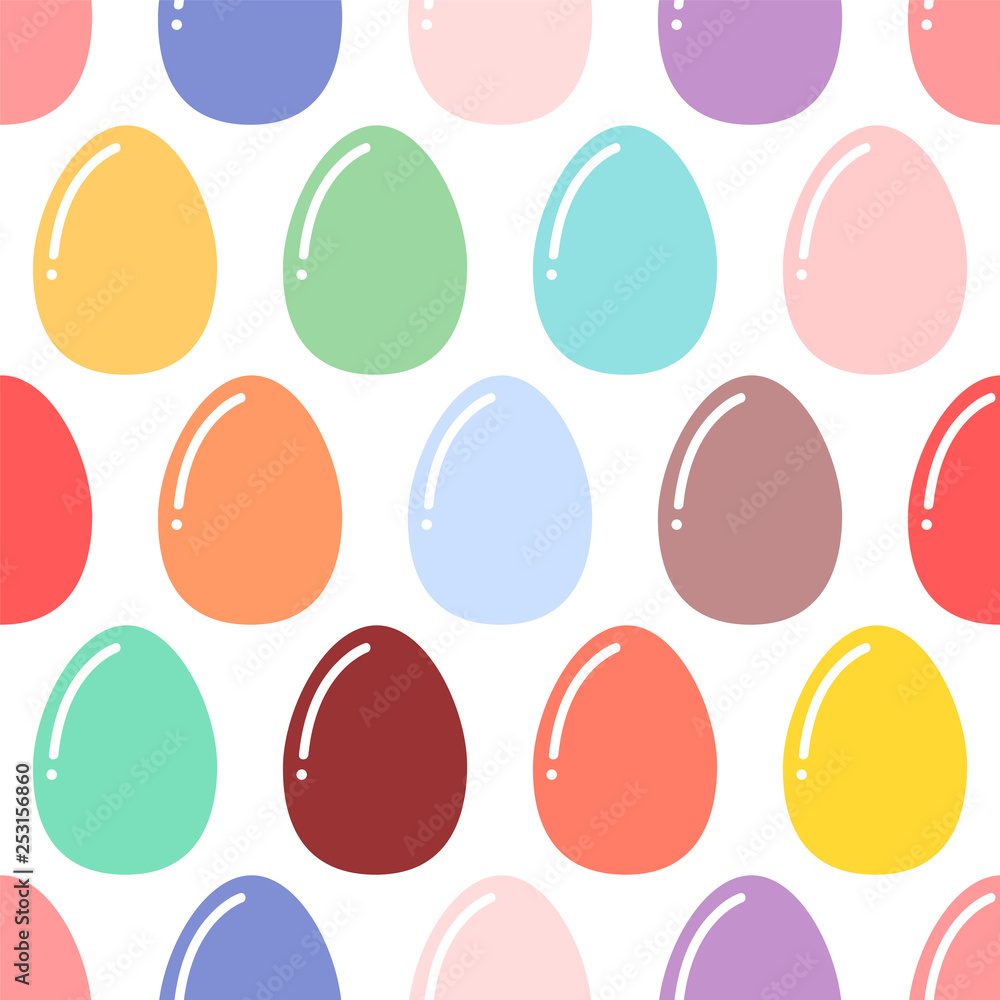 Colorful egg pattern