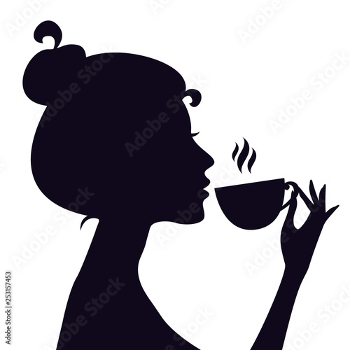 Woman with cup
