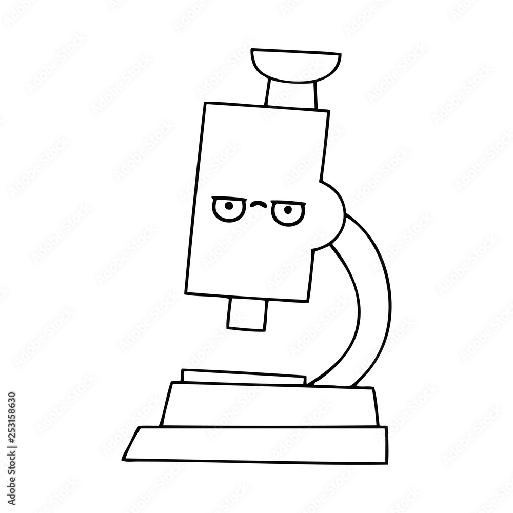 line drawing cartoon microscope line drawing cartoon microscope