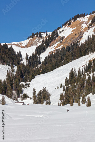 Tourists enjoying last winter days