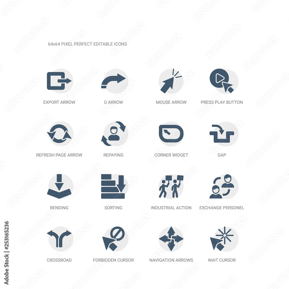 simple set of icons such as wait cursor, navigation arrows, forbidden cursor, crossroad, exchange personel, industrial action, sorting, bending, gap, corner widget. related ui icons collection. simple set of icons such as wait cursor, navigation arrows, forbidden cursor, crossroad, exchange personel, industrial action, sorting, bending, gap, corner widget. related ui icons collection.