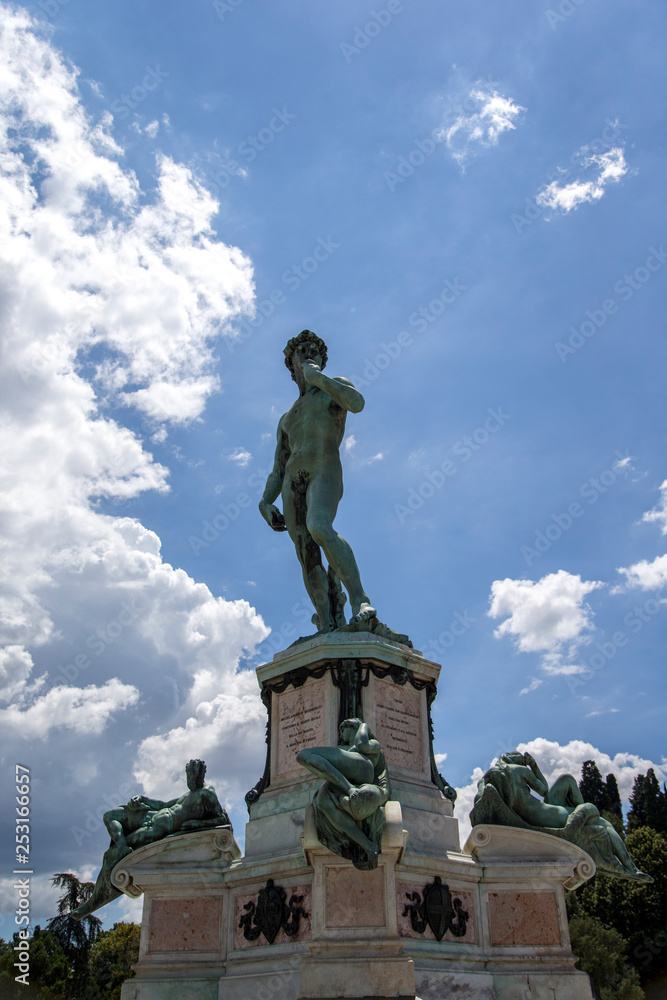 Florence, Piazzale Michelangelo, David statue