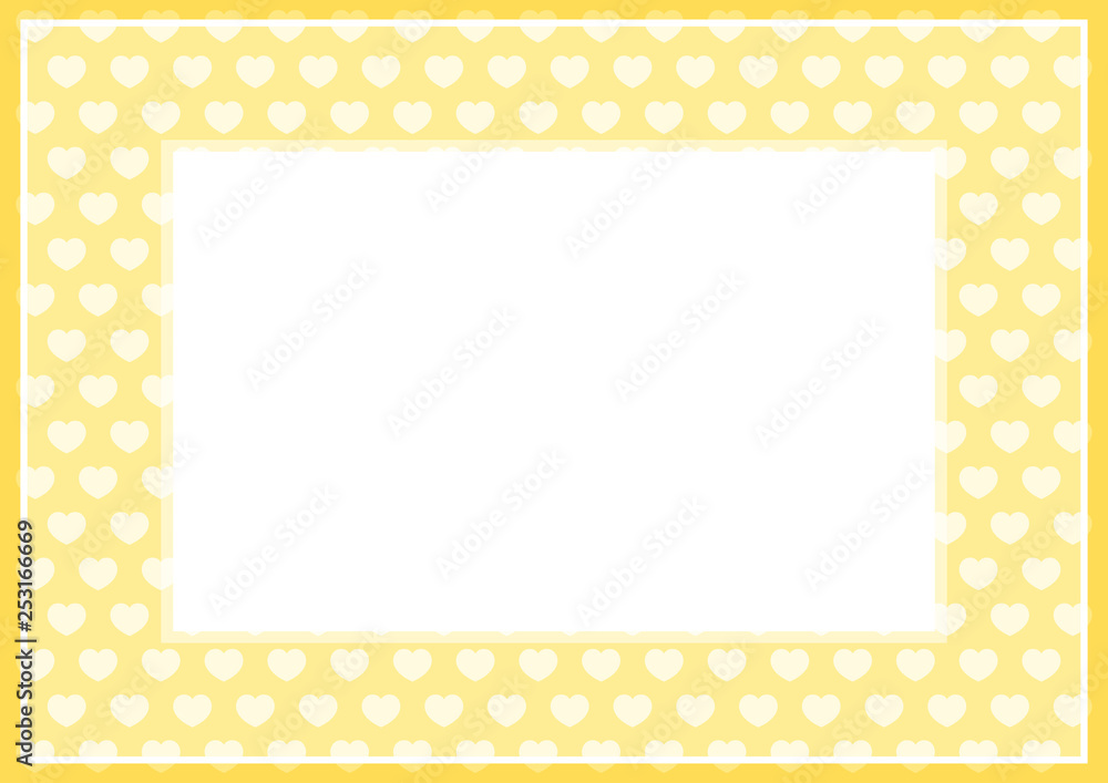 frame of yellow pastel color soft and hearts shape for banner background and copy space white paper, heart shape on yellow soft, heart shaped pastel for love card frame, heart shape symbolizes love frame of yellow pastel color soft and hearts shape for banner background and copy space white paper, heart shape on yellow soft, heart shaped pastel for love card frame, heart shape symbolizes love