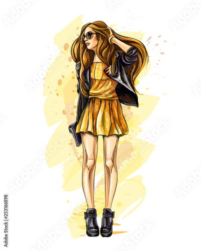 Beautiful woman fashion