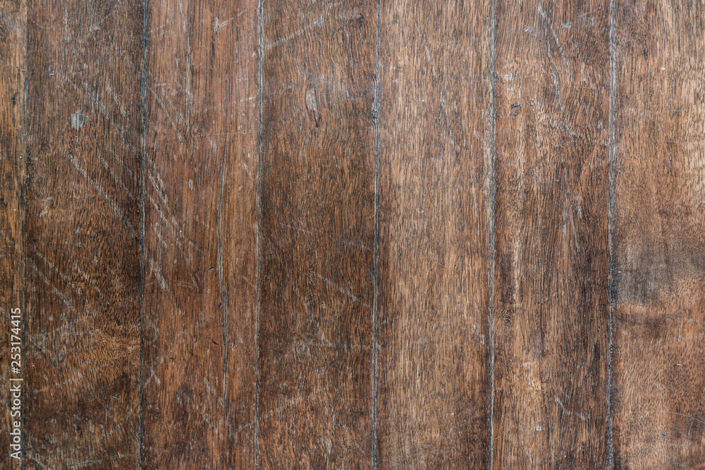 Fototapeta premium Texture of the teak wood deck.